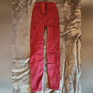 Fabletics Seamless Red Leggings